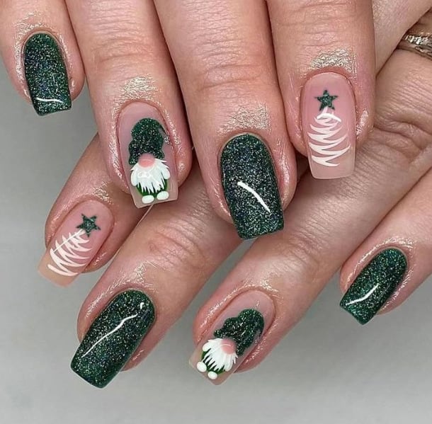 Uñas de Navidad en tendencia