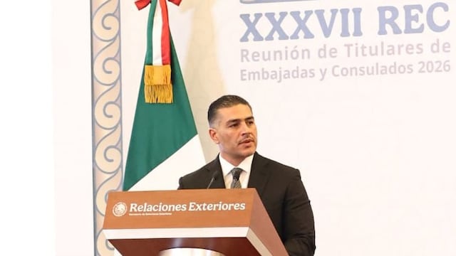 Omar García Harfuch presenta estrategia de seguridad ante embajadores