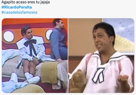 Los memes de Ricardo Peralta por su look en La Casa de los Famosos México 2024