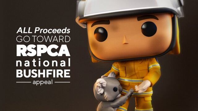 Funko Pop de Bombero Australiano