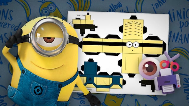 Minions para recortar y armar: 7 plantillas para imprimir de los personajes de Mi Villano Favorito