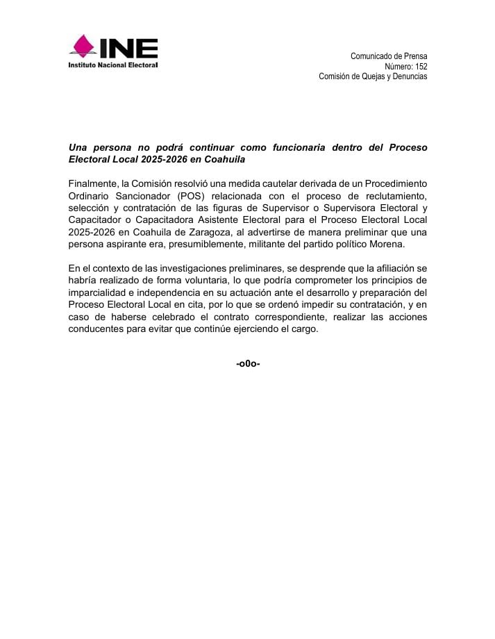 INE desecha queja Adrián de la Garza por campaña Next Energy de MC