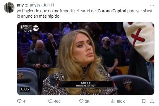 Memes por las pistas del Corona Capital 2024