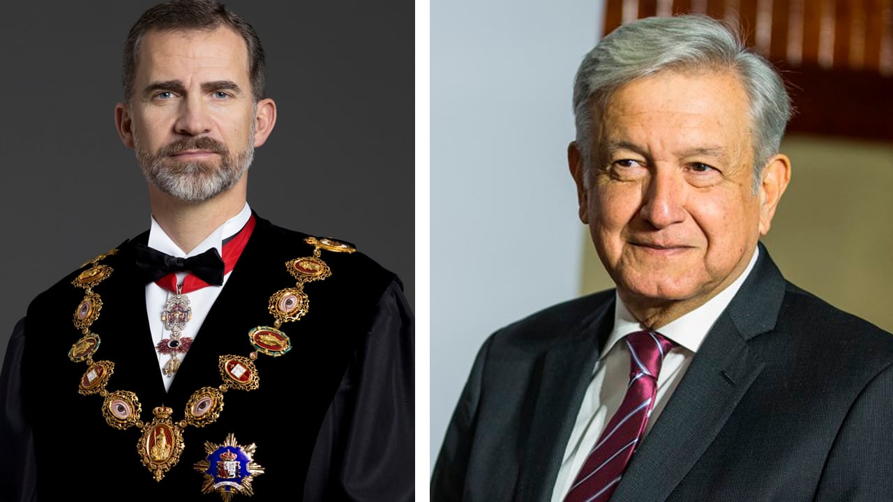 AMLO y el rey de España