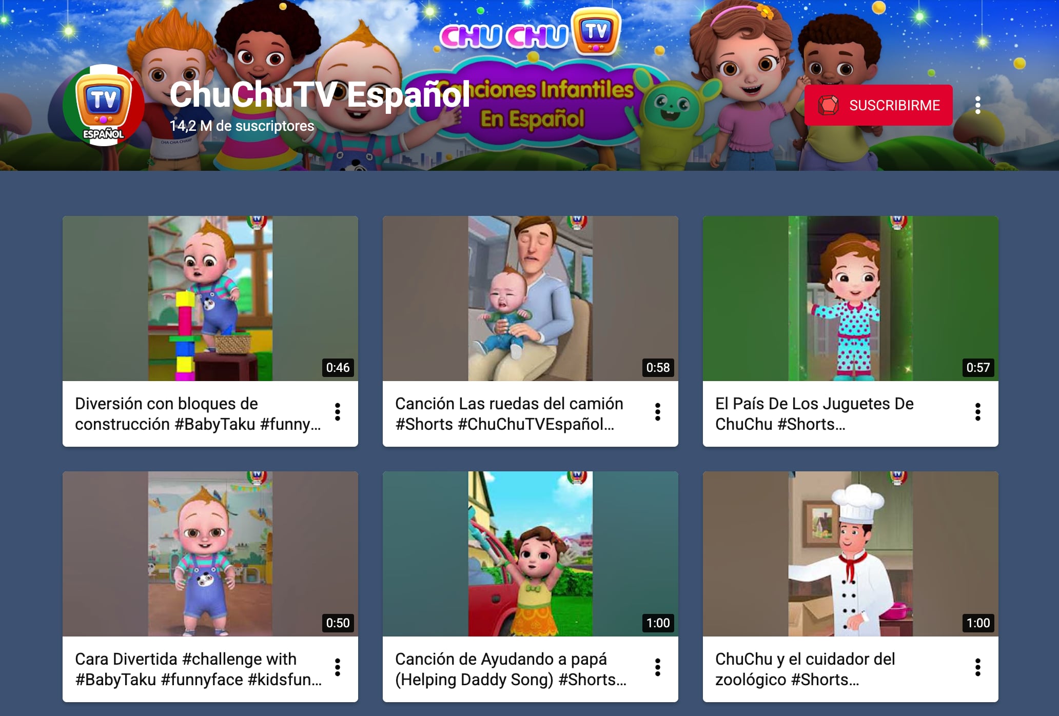 5 canales de YouTube Kids de canciones infantiles