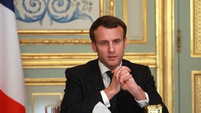 Emmanuel Macron. Francia