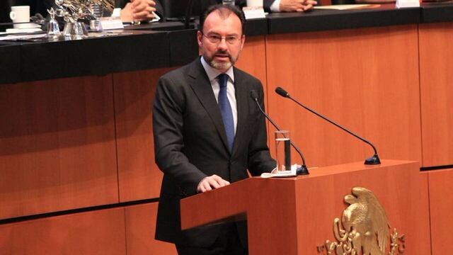 Comparece Luis Videgaray ante el Senado de la República
