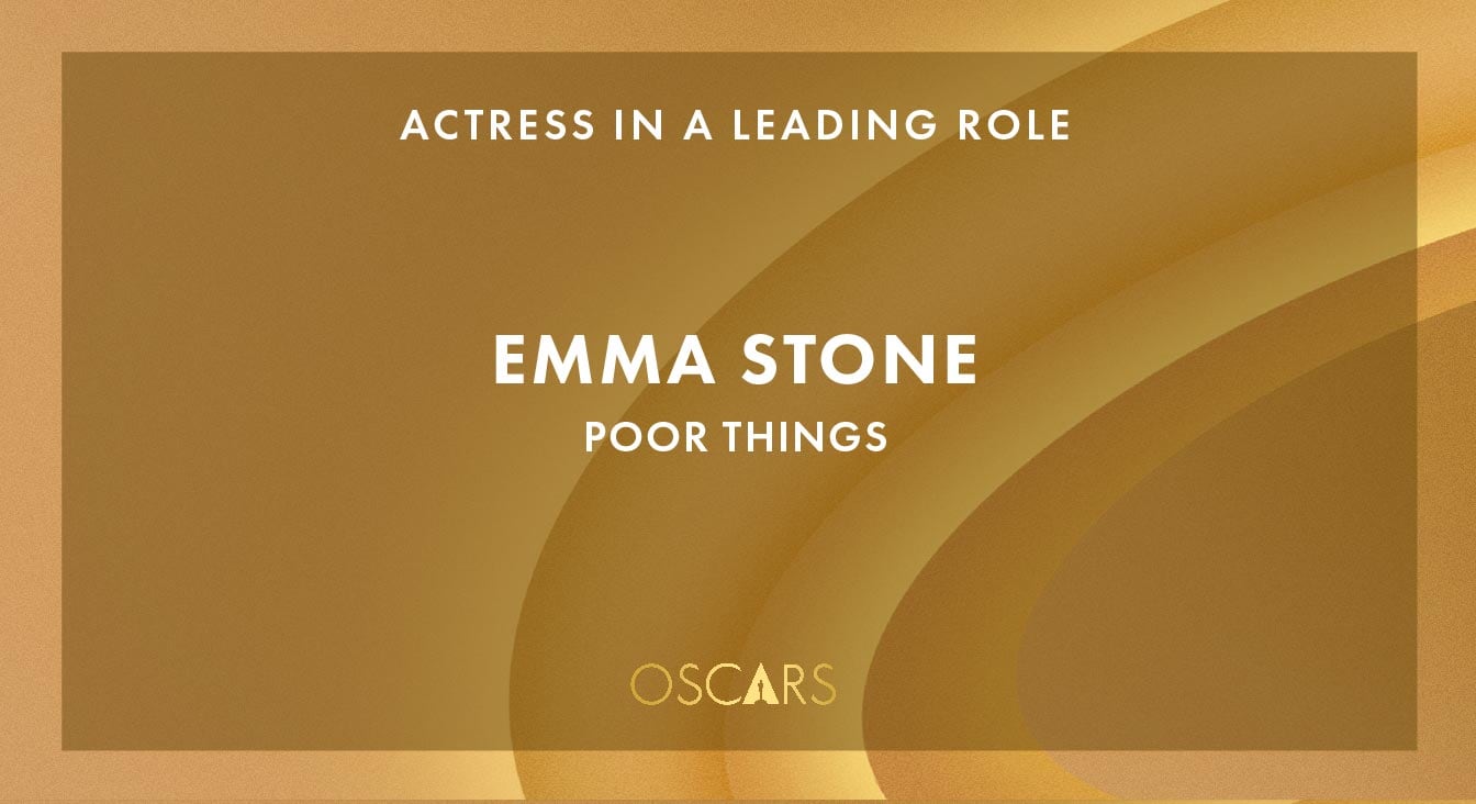 Emma Stone, ganadora Premios Oscar 2024