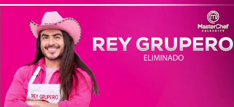 Rey Grupero es el décimosexto eliminado de MasterChef Celebrity 2024