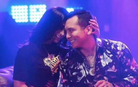 Edwin Luna y Kimberly Flores