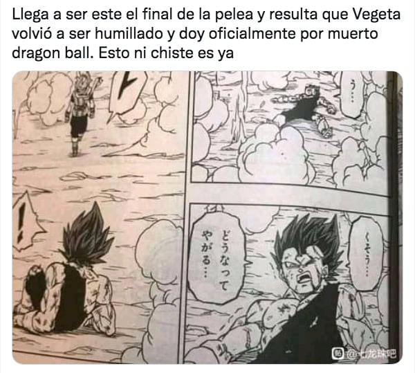 Vegeta en Dragon Ball Super