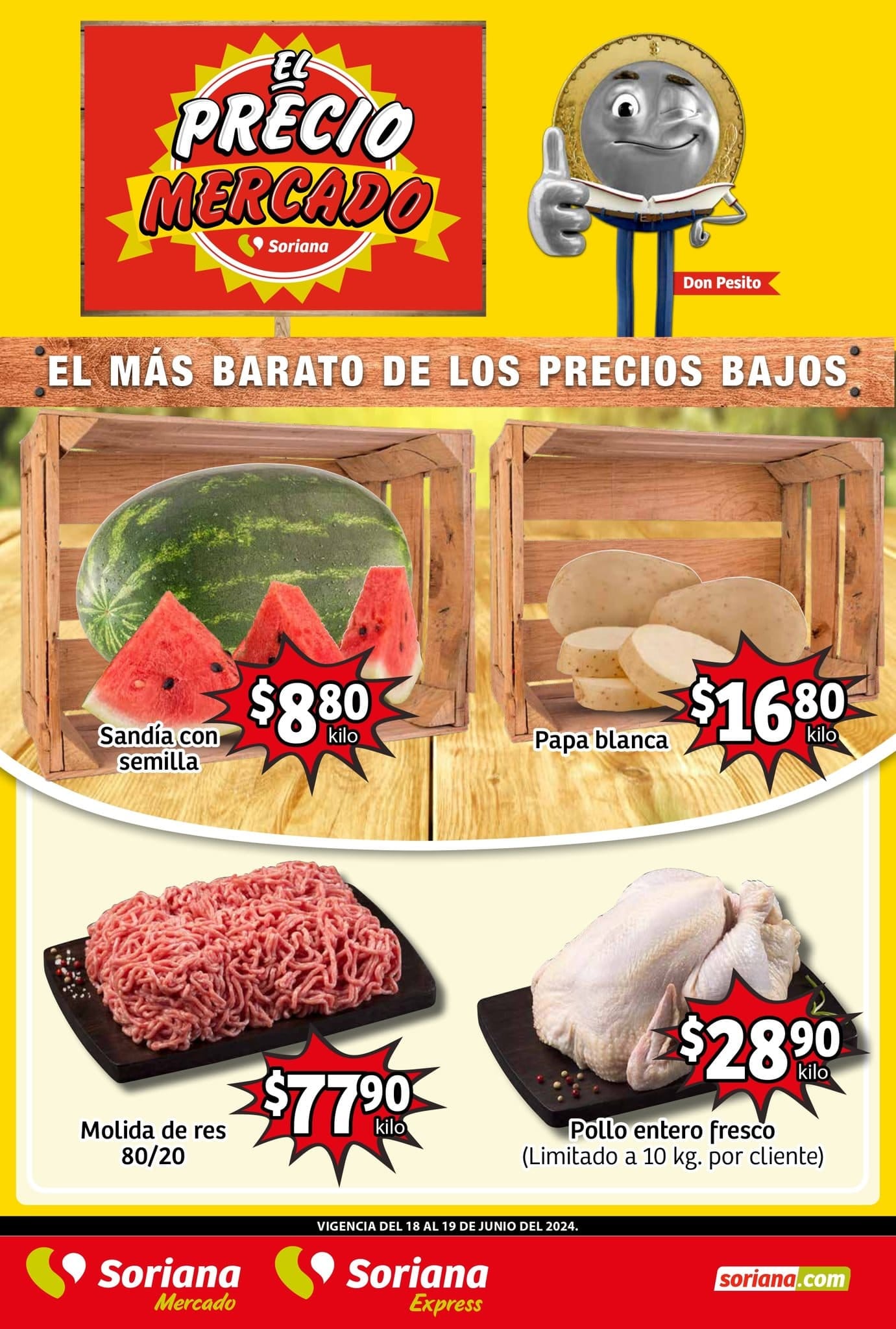 Ofertas Soriana Mercado media semana 19 de junio 2024