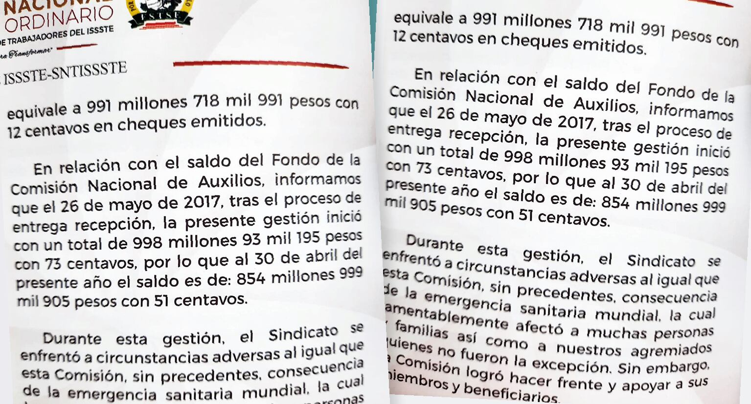 Documentos SNTISSSTE