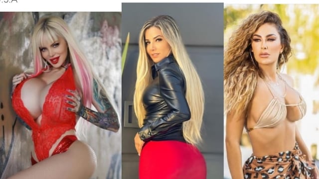 Sabrina Sabrok, Aleida Núñez y Ninel Conde.