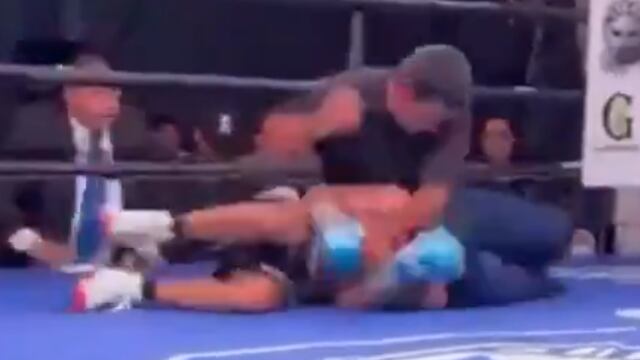 Fan agrede a boxeador