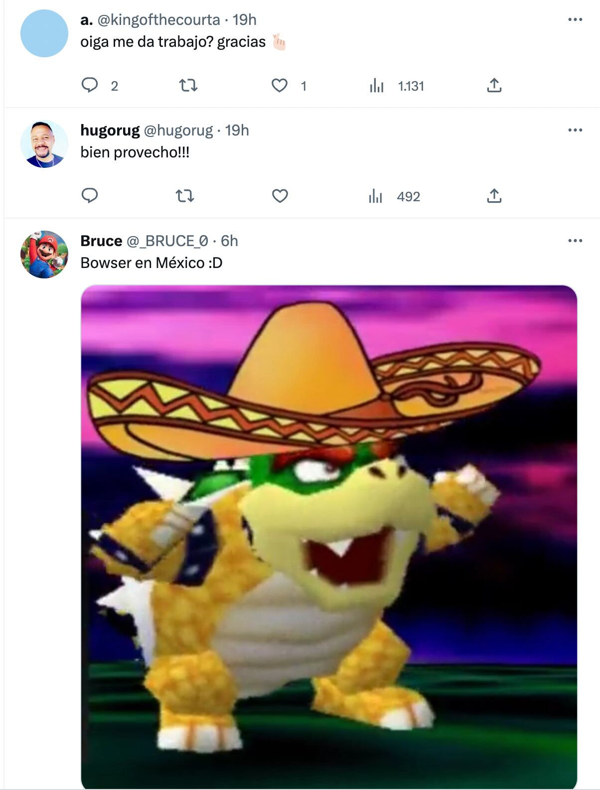 Comentarios a Doug Bowser en la CDMX
