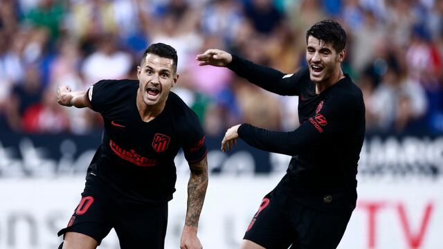 Vitolo marcó el gol del triunfo para los colchoneros