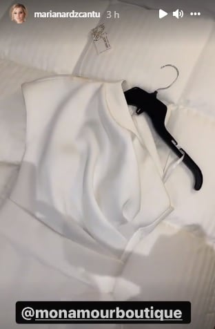 Vestido que usó Mariana Rodríguez