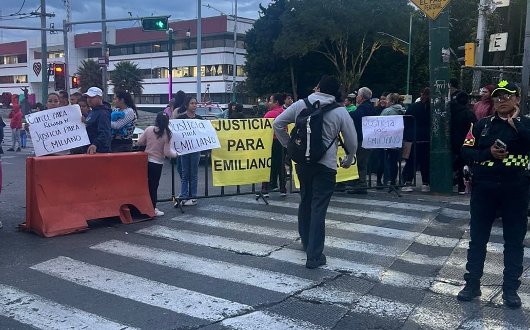 Piden justicia para Emiliano, menor atropellado por Regina en CDMX