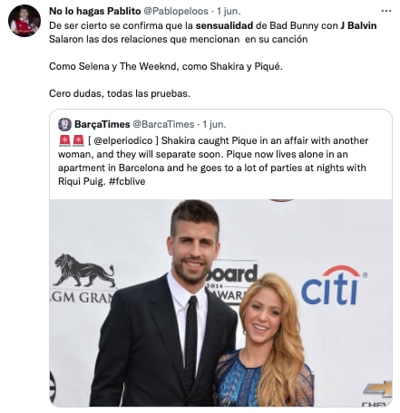 Shakira y Gerard Piqué reviven “Sensualidad”