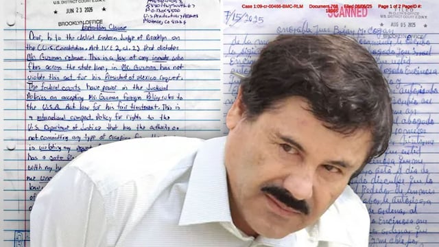 Cartas de El Chapo para ser extraditado a México