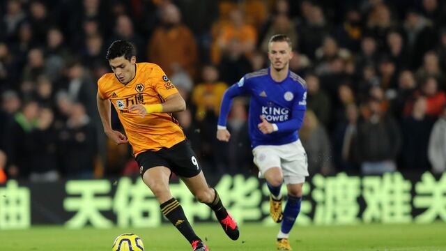 Jiménez en un partido de la Premier