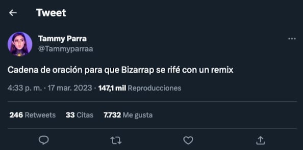 Tammy Parra pide su propia tiradera a BZRP por infidelidad de Omar Núñez