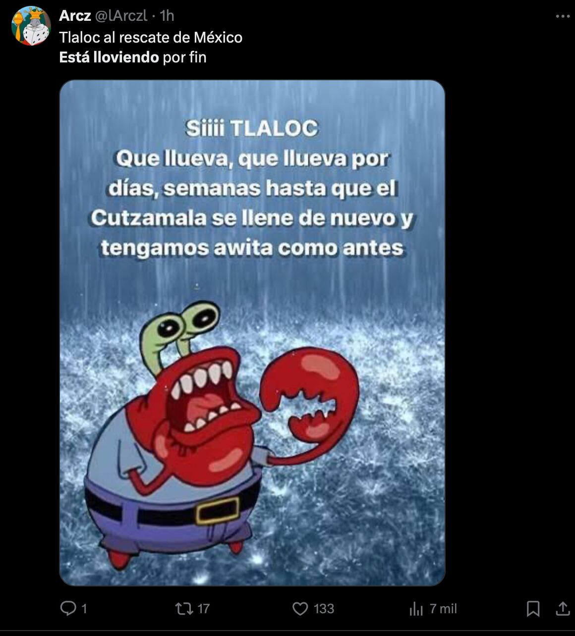 Los memes de la sorpresiva e intensa lluvia que despertó al Estado de México