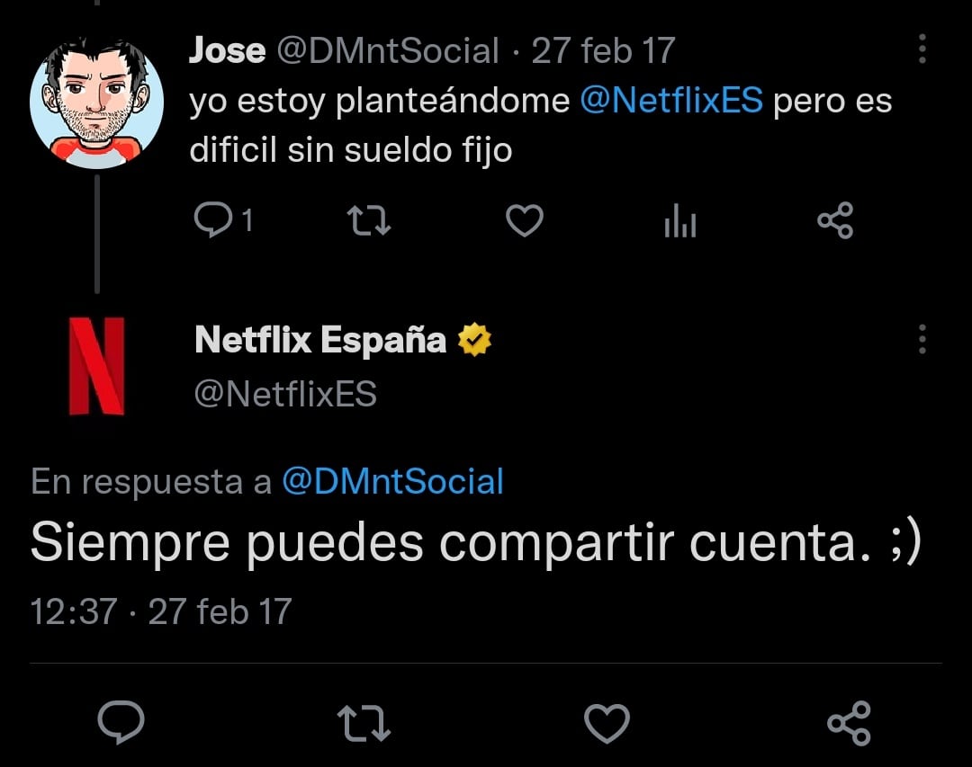 Antes Netflix invitaba a compartir cuentas, lo cual ha desatado críticas