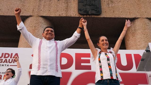 Claudia Sheinbaum promete “cuidar el legado” de AMLO desde mitin en Tabasco