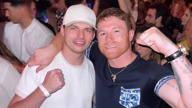Canelo Álvarez recibe el 2022 cantando las de Luis Miguel con Max Verstappen