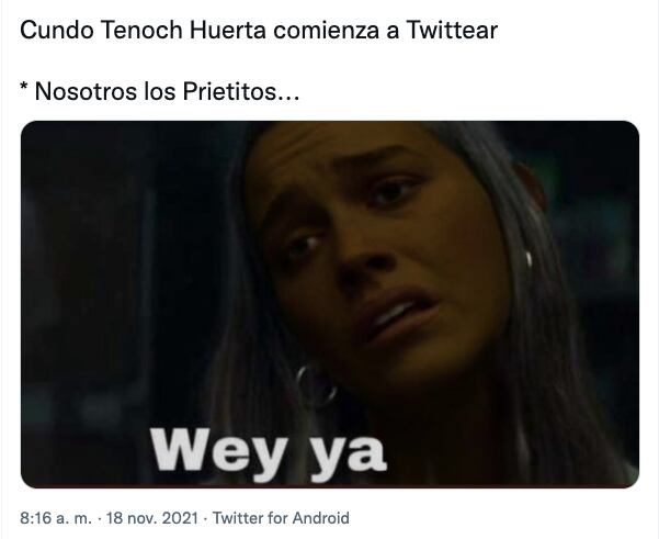 Meme de Tenoch Huerta por criticar la Navidad
