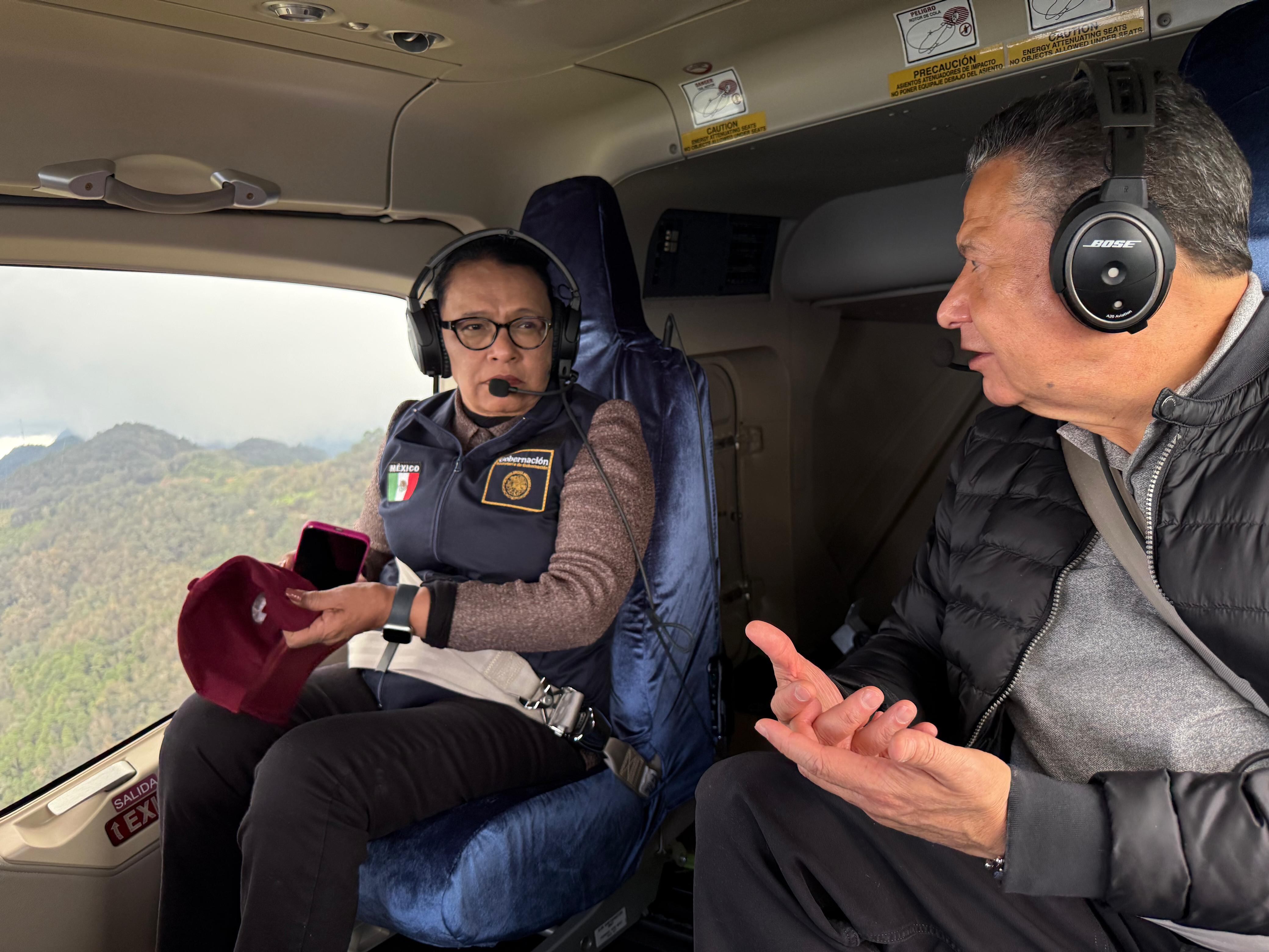 Rosa Icela Rodríguez supervisa apoyos entregados en Hidalgo.