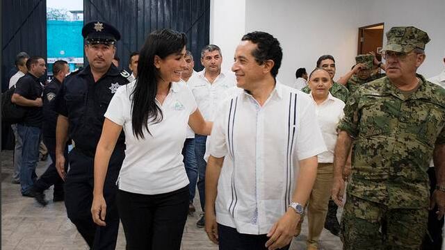 Carlos Joaquín y Cristina Gómez