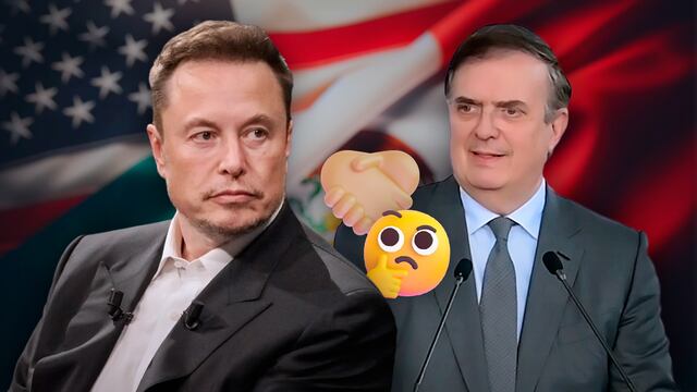 Elon Musk y mARCELO ebrard