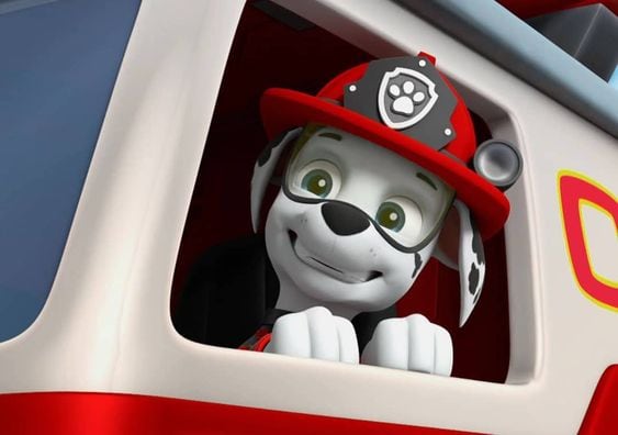 Marshall de Paw Patrol es un dálmata