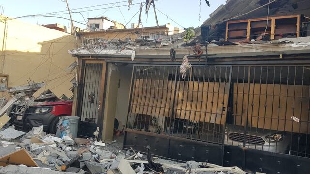 La explosión dejó cuantiosos daños.