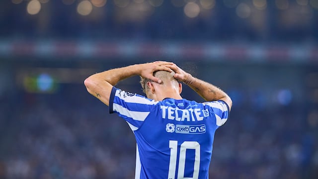 Sergio Canales con Rayados de Monterrey.