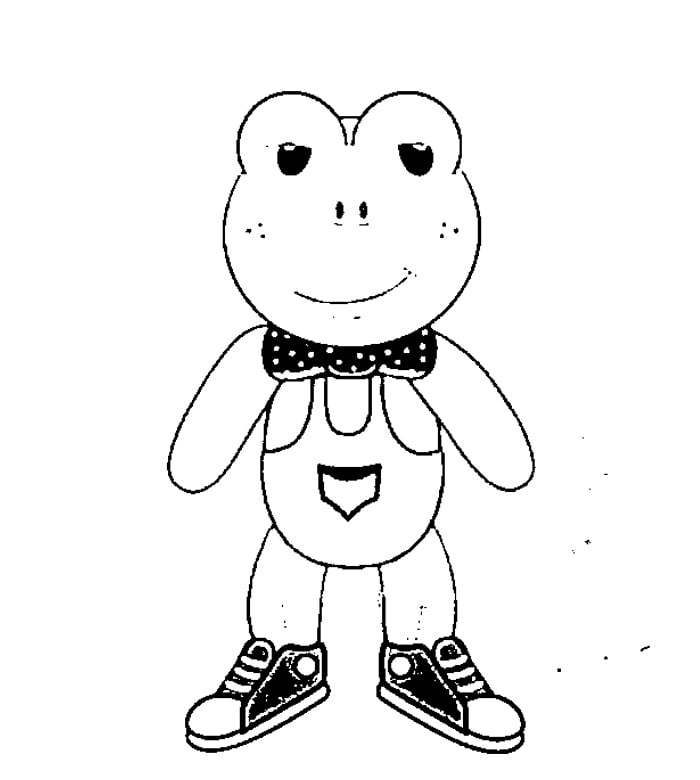 Rhenné, la rana de Lara Campos, para colorear