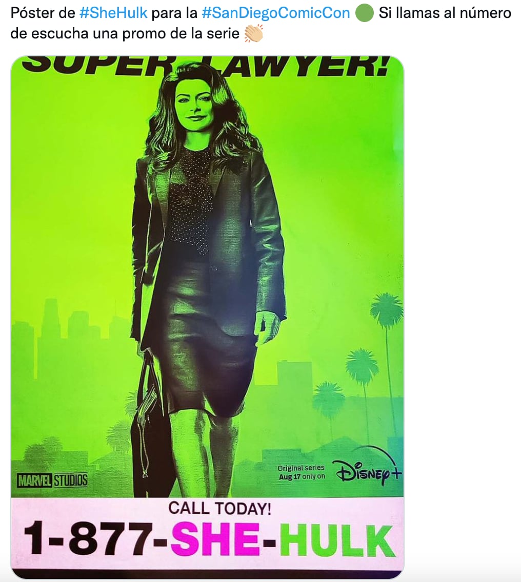 She-Hulk se estrena el 17 de agosto en Disney+