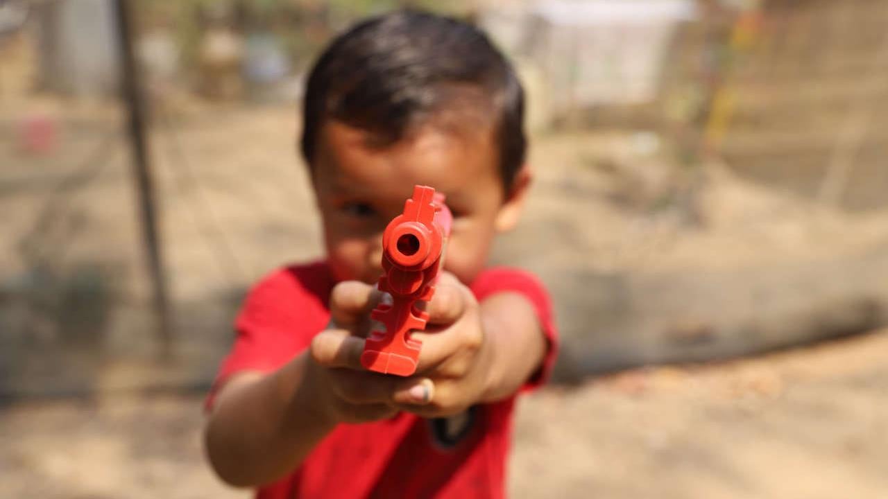 Festejo del Día del niño en Guerrero.