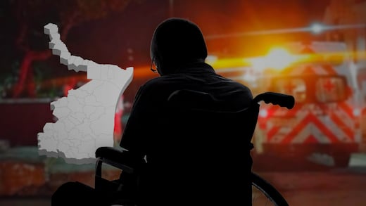 Muere hombre en silla de ruedas abandonado en la calle en Tamaulipas