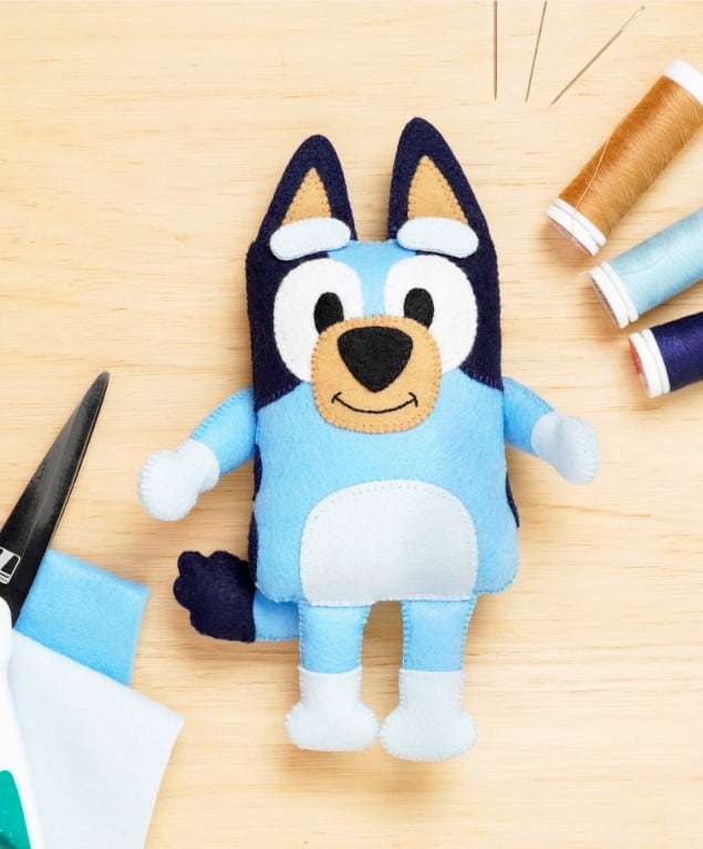 Bluey en fieltro