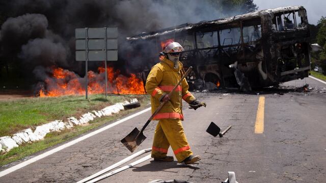 Incendio de autobuses en Cherán. Acusaciones.