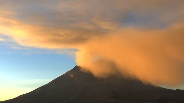 Vocán Popocatépetl el 14 de noviembre