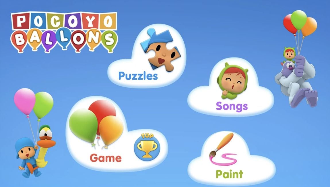 Pocoyo Pop Juego Globos