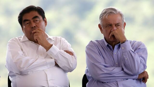 AMLO y Miguel Barbosa