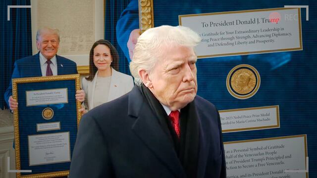 Donald Trump dice que María Corina Machado le ofreció el Premio Nobel de la Paz