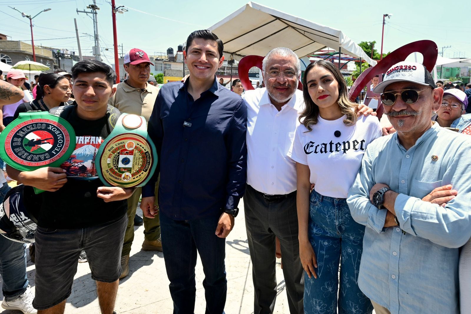 Gobierno estatal y legisladores locales impulsan rescate de espacios públicos en Ecatepec