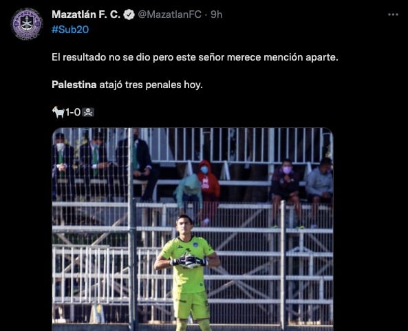 Leo Palestina atajó 3 penaltis en el duelo Mazatlán FC vs Chivas